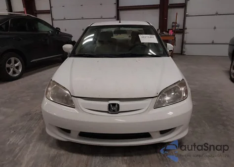 2004 Honda Civic Hybrid из США, поврежденный, VIN JHMES95614S004360